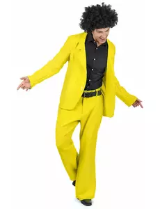 Žlutý disco kostým pro dospělé, Velikost: Medium/Large