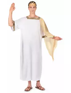 Kostým římského císaře se zlatým pláštěm pro muže