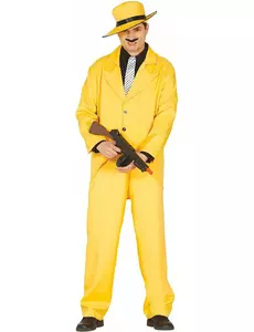 Žlutý gangsterský kostým pro dospělé