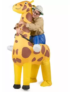 Nafukovací kostým žirafy pro dospělé