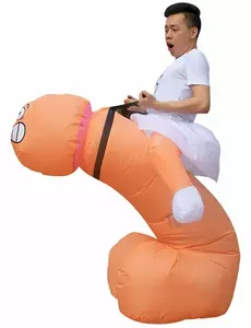 Nafukovací kostým velkého penisu pro dospělé
