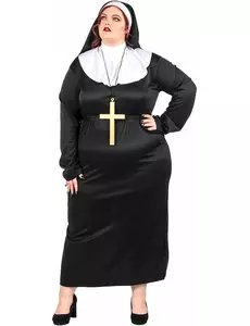 Kostým jeptišky pro ženy – plus size