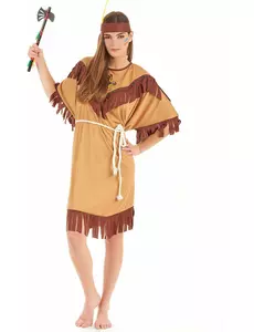 Dvoubarvý indiánský kostým pro ženy – plus size