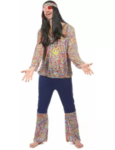 Psychedelický hippie kostým pro muže