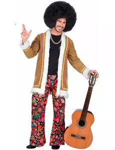 Woodstock hippie kostým pro muže, Velikost: Small
