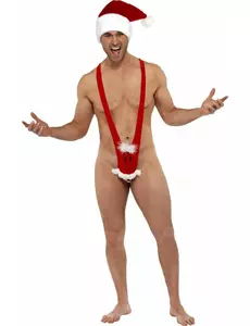 Vtipné Santa Claus Mankini