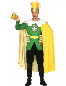 Humorný kostým „Beer King“ pro dospělé, Velikost: Large (52-54)