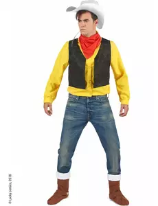 Kostým Lucky Luke pro dospělé, Velikost: Medium