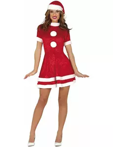 Sexy kostým Mother Christmas pro ženy, Velikost: X-Small/Small (36-38)