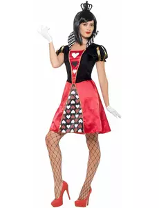 Kostým Miss Queen of Hearts pro ženy, Velikost: X-Small