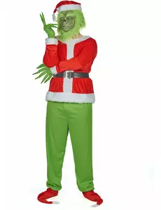 Kostým Grumpy Green Monster pro dospělé, Velikost: Medium/Large