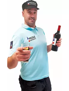 Humorný kostým „národní alkoholik“ pro dospělé