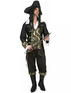 Pirátský kostým se vzorem pro muže, Velikost: Medium/Large