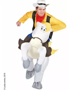 Kostým Carry Me Jolly Jumper pro dospělé - Lucky Luke