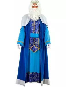 Deluxe Blue Mage King Melchior kostým pro dospělé