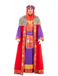 Deluxe Red Balthazar Mage King kostým pro dospělé