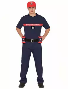 Kostým „opilý hasič“ pro dospělé