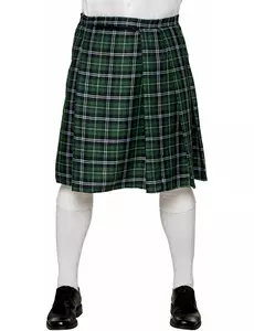 Zelený skotský kilt pro muže