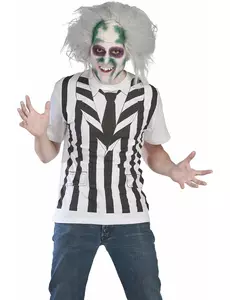 Kostým Beetlejuice pro dospělé + sada paruky