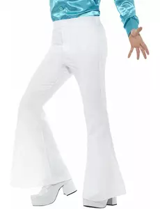 Bílé disco kalhoty pro muže