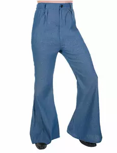 Pánské disco kalhoty Jeans Colored Elephant Leg, Velikost: Medium