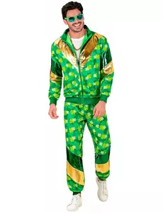 Tepláková souprava se čtyřlístky St. Patrick’s Day pro dospělé, Velikost: Small