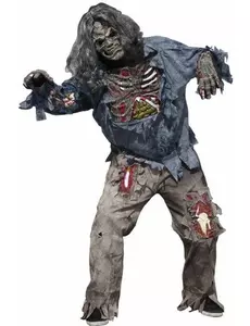 Děsivý zombie kostým pro muže Halloween