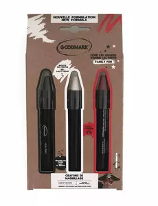 Tužky na make-up bílá/černá/červená