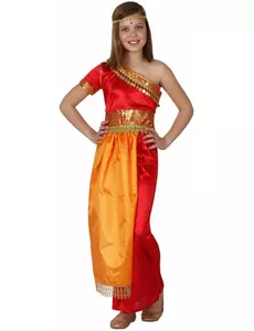 Kostým indické bollywoodské dívky, Velikost: 5-6 let (115/130 cm)