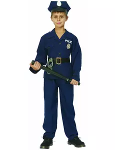 Luxusní policejní kostým pro chlapce, Velikost: 4-6 let (110-120 cm)