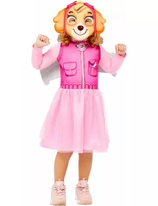 Dětský kostým a maska Stella – Paw Patrol, Velikost: 3-4 let (94-104 cm)