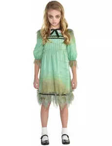 Strašidelný kostým dvojčat pro dívky, Velikost: 10-12 let (146 cm)