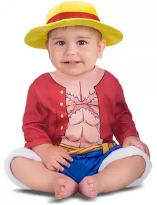 Kostým Luffy One Piece pro miminko, Velikost: 1-2 let (80 - 92 cm)