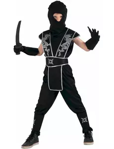 Kostým nindži Shuriken Star pro chlapce, Velikost: 4-6 let (110-120 cm)