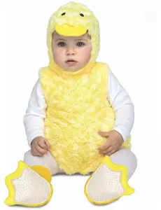 Kostým malého žlutého plyšového kačátka, Velikost: 0-6 měsíců (68 cm)