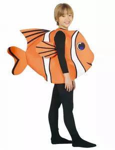Dětský kostým klauní rybky, Velikost: 5-6 let (110-115 cm)