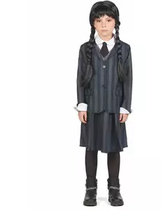Gotický kostým školní uniformy pro děti, Velikost: 10-12 let (130-140 cm)