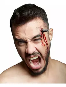 Falešný hřebík zatlučený do kůže