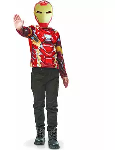 Dětská sada Iron Man – triko a maska