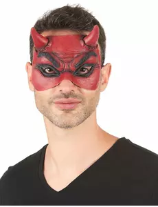Latexová maska démon – vlk pro dospělé