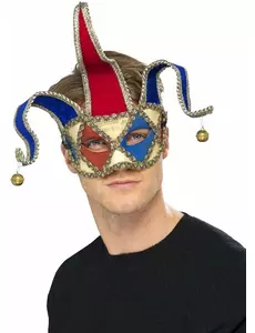 Benátský harlekýnský klaunský vlk pro dospělé