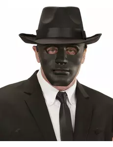 Černá maska Anonymous pro dospělé