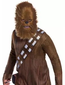 Kožešinová maska Chewbacca Star Wars pro dospělé