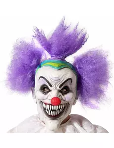 Šílená klaunská maska pro dospělé