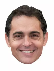 Kartonová maska lupiče Pedro Alonso
