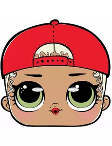 Kartonová maska Mc Swag LOL Surprise