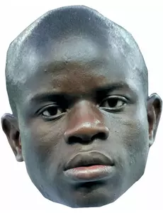 Kartonová maska N’golo Kanté