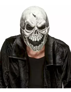 Děsivá latexová maska lebky pro dospělé Halloween