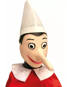 Latexová maska Pinocchio pro dospělé