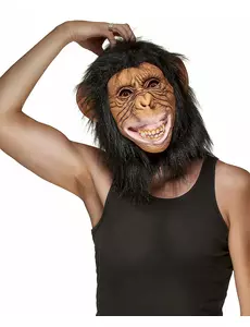Latexová maska opice pro dospělé